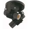 Spot Injetado Aletado 2E27 Preto OPL