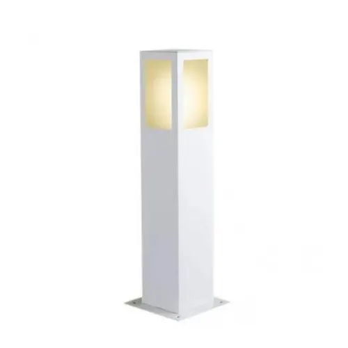 Poste Balizador 1Xe27 123 45Cm Branco Ancora