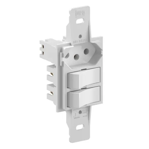 2 Interruptor Paralelo + Tom 20A Klin Branco Weg