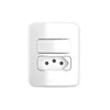 Sistema X Interruptor Paralelo + Tomada 20A Compose Branco Weg