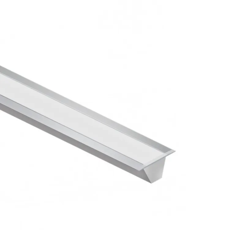 Perfil De Embutir Gesso Grande Branco 19W IP33 12V 2700K 2200mm MisterLed