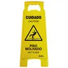 Cavalete Amarelo 27X65Cm - Cuidado - Piso Molhado Sinalize