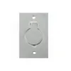 Placa Piso Leve 4X2 Inox Alto Brilho Tipo Unha Olivo