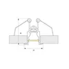 Perfil De Embutir 15W/M 2700K 960lm IP20 12VDC SLED 9002N MisterLED