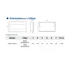 Quadro de Distribuição PVC Embutir 415x240x95mm 18 DIN Soprano