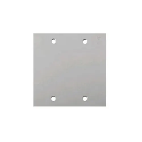 Placa Piso Leve 4X4 Inox Alto Brilho Cega Olivo