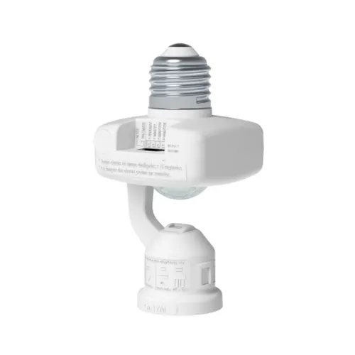 Sensor De Presenca Para Lampada Soquete E27 C/ Fotocélula Qualitronix