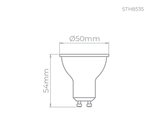 Lampada Led MR16 GU10 Eco 6W 450LM 36° STH8535/30 Stella