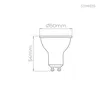 Lampada Led MR16 GU10 Eco 6W 450LM 36° STH8535/30 Stella