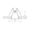 Perfil De Embutir 14,4W/M 2700K 1380lm IP20 12VDC SLED 9004N MisterLED