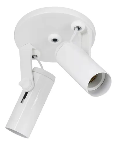 Spot Injetado Liso 2E27 Branco OPL