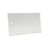 Placa Piso Leve 4X2 Inox Alto Brilho Cega Olivo