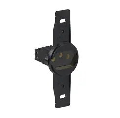 1 Tomada 2P+T 20A / 250V Red Padrao Preto Preto Weg
