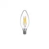 Lampada Led Vela Lisa Filamento 4W 250LM E14 Dimerizavel 127V Stella****