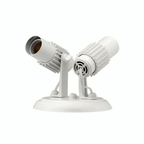 Spot Injetado Aletado 2E27 Branco OPL