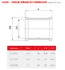 Luva Eletroduto PVC 1/2" S/Rosca Vermelho Wetzel