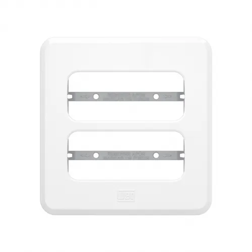 Miniplaca Embutir Moveis 2 Postos Compose Branca Weg