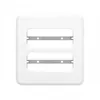 Miniplaca Embutir Moveis 2 Postos Compose Branca Weg