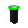 Mini Embutido De Parede E Solo 1W Luz Verde Ip67 Bco Bivolt Luminatti