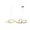 Pendente D'aria 95W Led Dourado 3000K Orluce