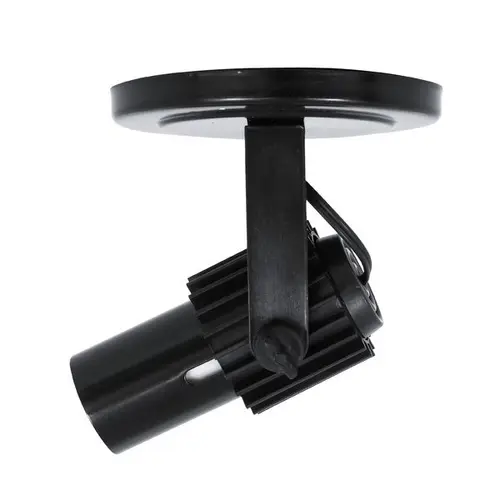 Spot Injetado Aletado 1E27 Preto OPL
