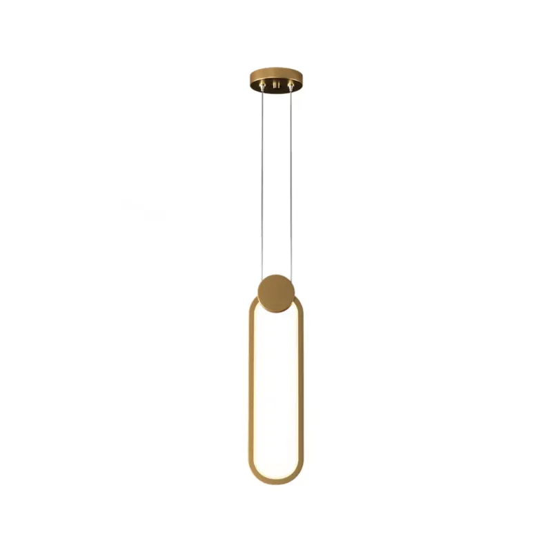 Pendente King ll 15W Led Dourado 3000K OR1761 Dourado Orluce