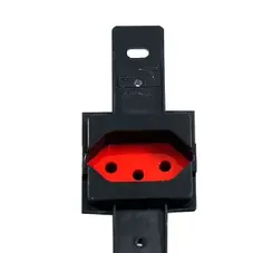 1 Tomada 2P+T 10A / 250V Padrao Preto Vermelho Weg