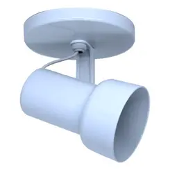 Spot Aluminio Caneca 1E27 Branco OPL