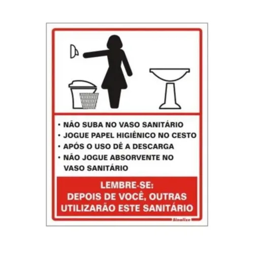 Placa Sinalizacao Poliestireno 15X20 Cm Procedimento Sanitario Sinalize