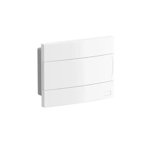 Quadro Distribuicao Embutir 210x274x104mm 12P Iec/Din Porta Lateral Branca