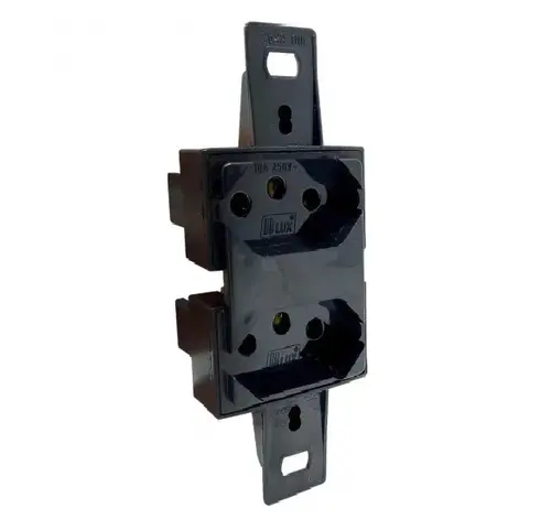 2 Tomada 2P+T 20A / 250V Padrao Preto Preto Weg