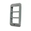 Tampa Condulete PVC 3/4" 3 Postos Horizontal 2 ModuloS P/RJ45 Industrie Cinza Wetzel