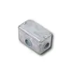 Condulete Aluminio Multiplo ( X ) 2" Tampa Cega 2 Tampoes Wetzel