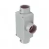 Condulete Aluminio Cinza ( T ) 2" C/Tampa S/Vedacao S/Rosca Wetzel