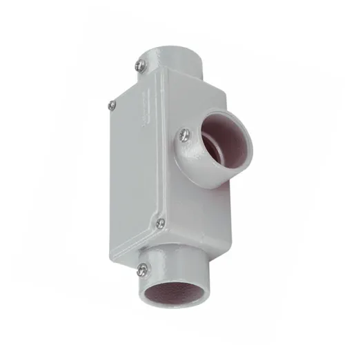 Condulete Aluminio Cinza ( X ) 2.1/2" Tampa Cega Vedada PVC BSP Wetzel