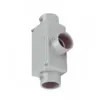 Condulete Aluminio Cinza ( X ) 2.1/2" Tampa Cega Vedada PVC BSP Wetzel
