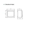 Quadro Distribuicao Sobrepor 146x156x102mm 04Iec-Pb Soprano