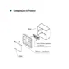 Quadro Distribuicao Sobrepor 146x156x102mm 04Iec-Pb Soprano