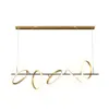 Pendente Anelli 49W Led Dourado 3000K Orluce