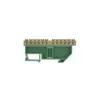 Barramento Terra 02 + 10 Furos P/ Fixacao em Trilho Din Vd Soprano