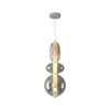 Pendente Bolla Led 30W 3000K 25cm Fume Orluce