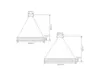 Pendente Alleanza 34W Led Dourado 3000K Orluce