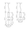 Pendente Bolla Led 30W 3000K 25cm Ambar Orluce