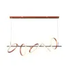 Pendente Anelli 49W Led Cobre 3000K Orluce