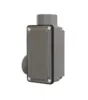 Condulete Aluminio Cinza ( LL ) 1.1/4" Tampa Cega Vedada PVC BSP Wetzel