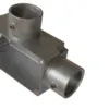 Condulete Aluminio s/Pintura ( T ) 2" c/Tampa s/Rosca Wetzel