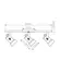 Trilho Spot Caneca 3E27 Branco OPL