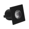 Mini Embutido Led Preto 3W 2700K Redondo Luminatti