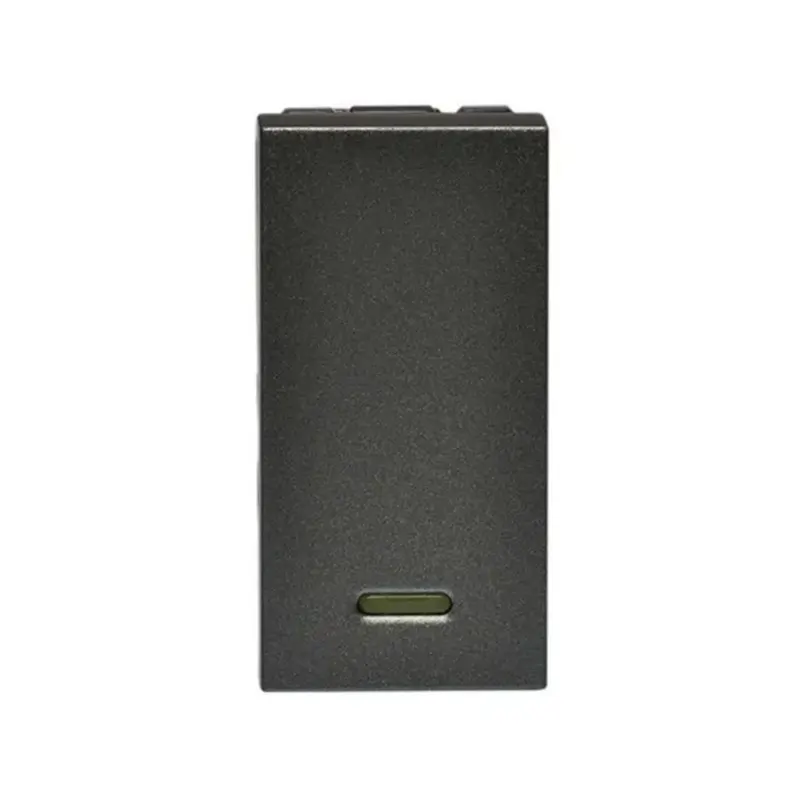 Pulsador Led 10A 1M Quadrado Magnesio Arteor Legrand