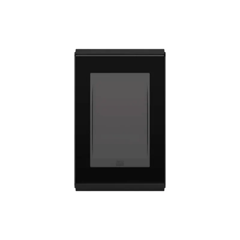 Placa 4X2 Cega Premium Alto Brilho Preto